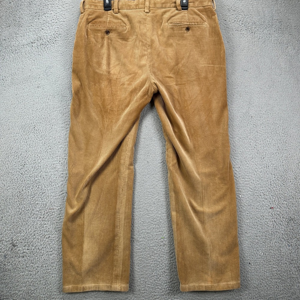 Polo‎ Ralph Lauren Preston Pants Corduroy Mens 36X30 Brown Pockets Straight Leg - Picture 2 of 9
